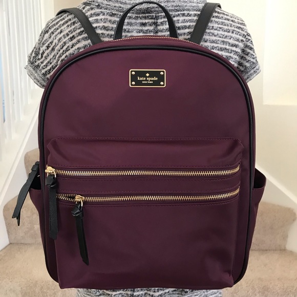 kate spade Handbags - Kate spade Bradley Wilson Road Plum Backpack